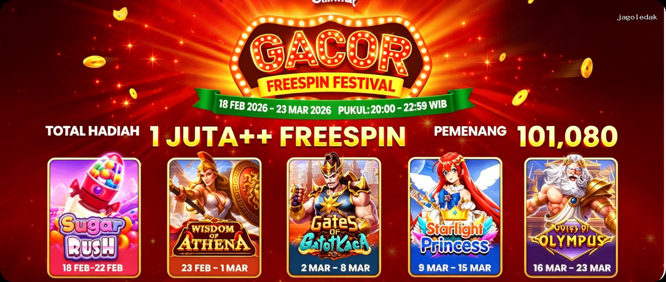 Login jagoledak Sekarang Bonus Melimpah